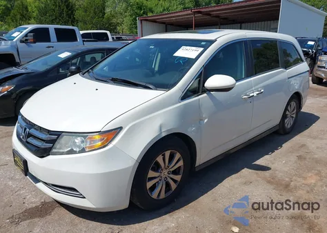 2016 Honda Odyssey Ex-L из США, поврежденный, VIN 5FNRL5H64GB010367